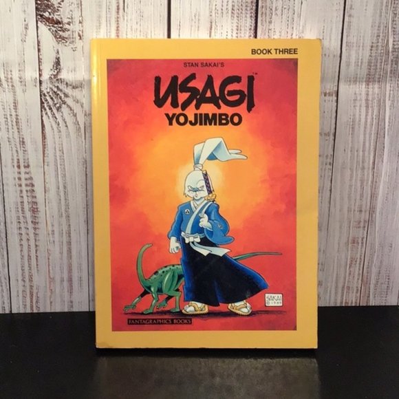 Vintage Other - Signed Usagi Yojimbo Book Three Graphic Novel